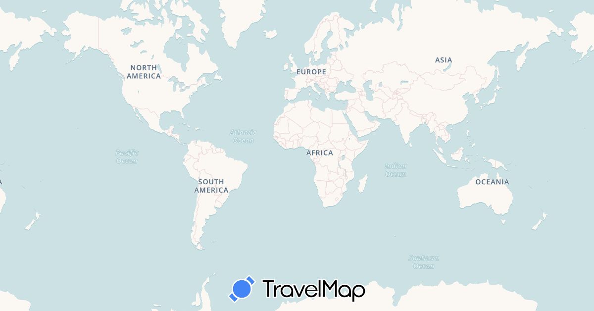TravelMap itinerary: driving, bus, plane, train, hiking, boat, hitchhiking, campervan, scooter in Australia, China, France, Indonesia, Mongolia, Mauritius, Réunion, Russia, Singapore, Vietnam (Africa, Asia, Europe, Oceania)